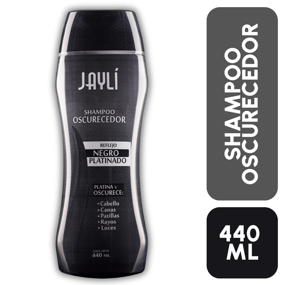 Shampoo Oscurecedor Platinador Negro 440 ml