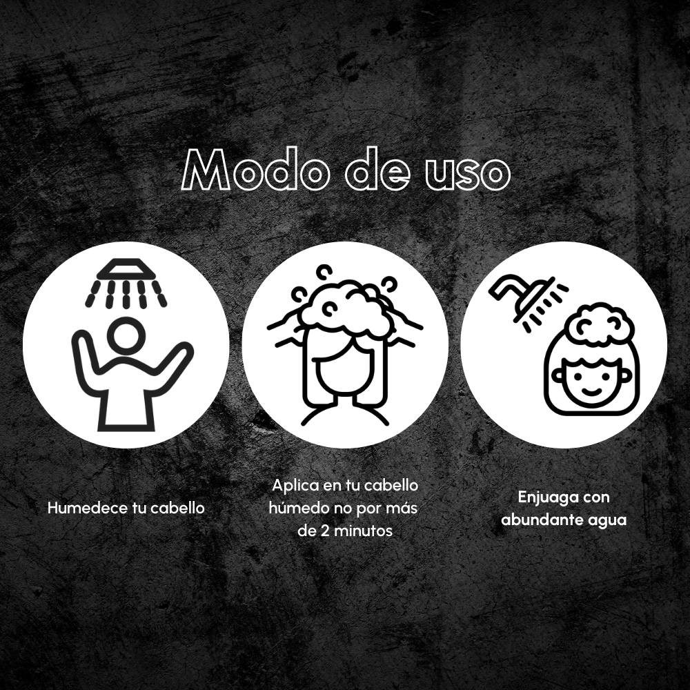 Shampoo Oscurecedor Platinador Negro 440 ml - Imagen 4