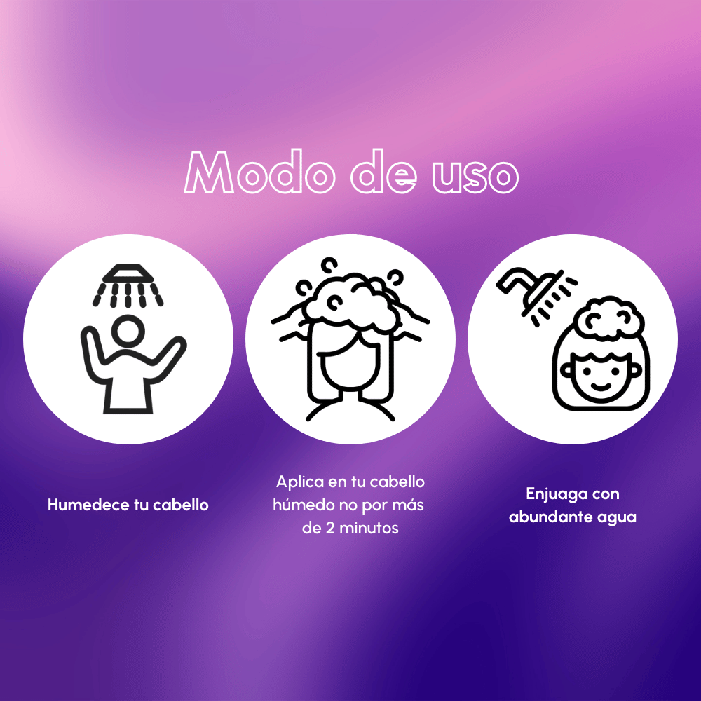 Shampoo Matizador Violeta Sin Sal, Sin Sulfatos 320 ml - Imagen 4