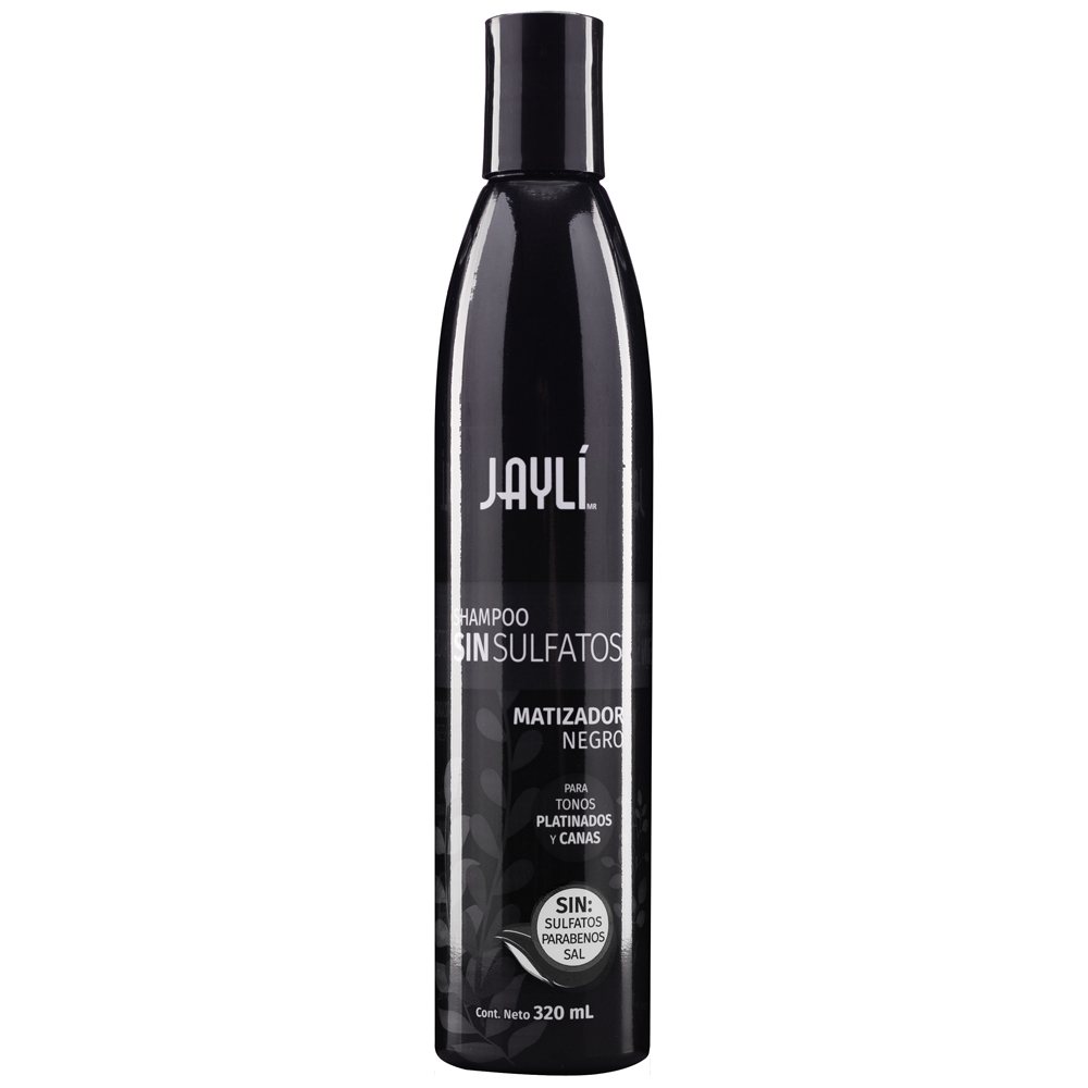 Shampoo Matizador Negro Sin Sal, Sin Sulfatos 320 ml