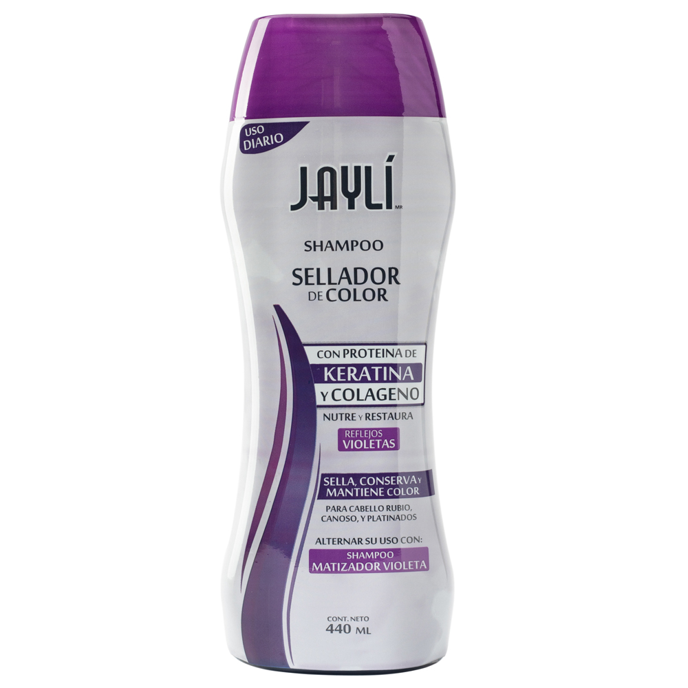 2 Pack (Shampoo Matizador + Sellador Violeta Jayli, 440 ml) - Imagen 5