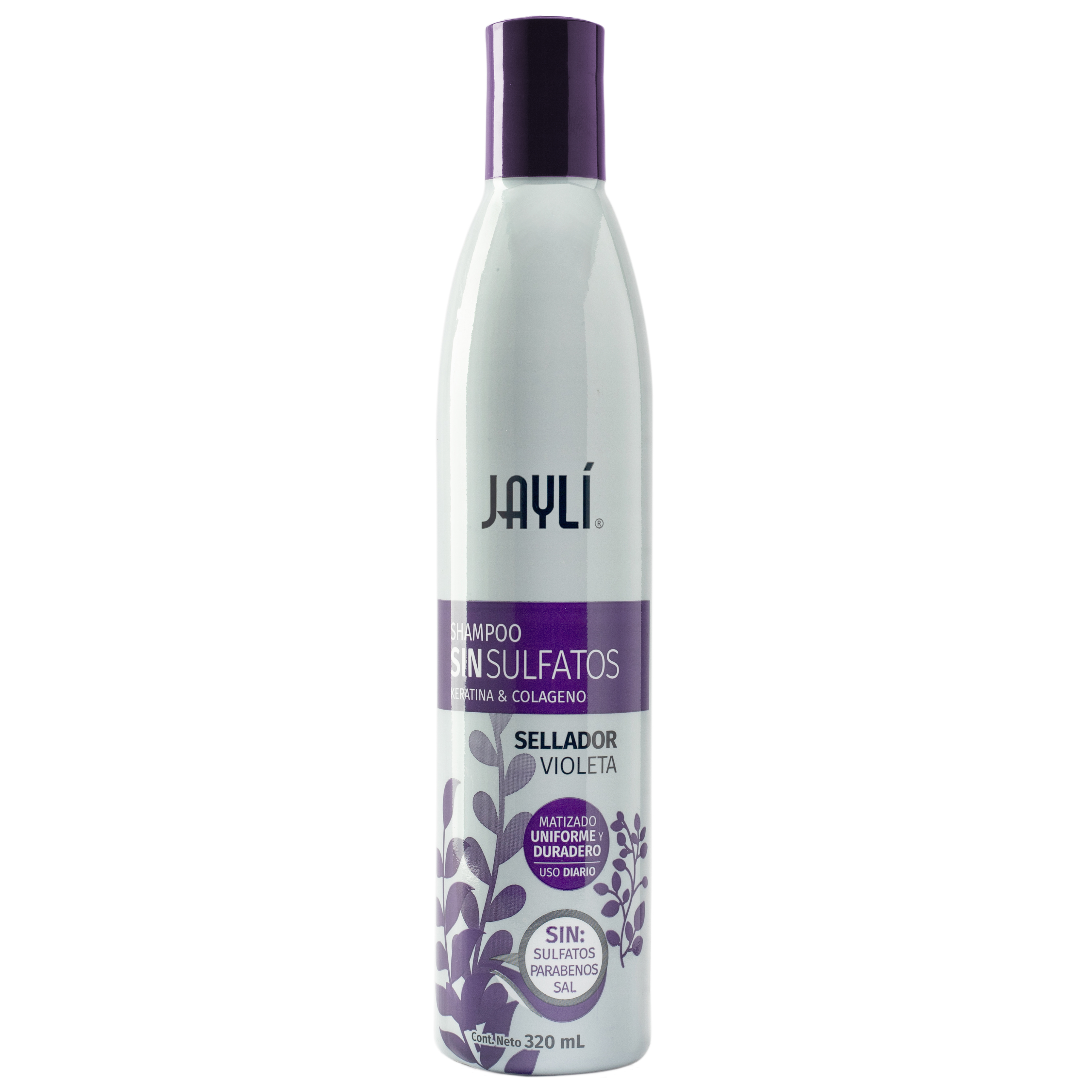 Shampoo Sellador Violeta Sin Sal, Sin Sulfatos 320 ml