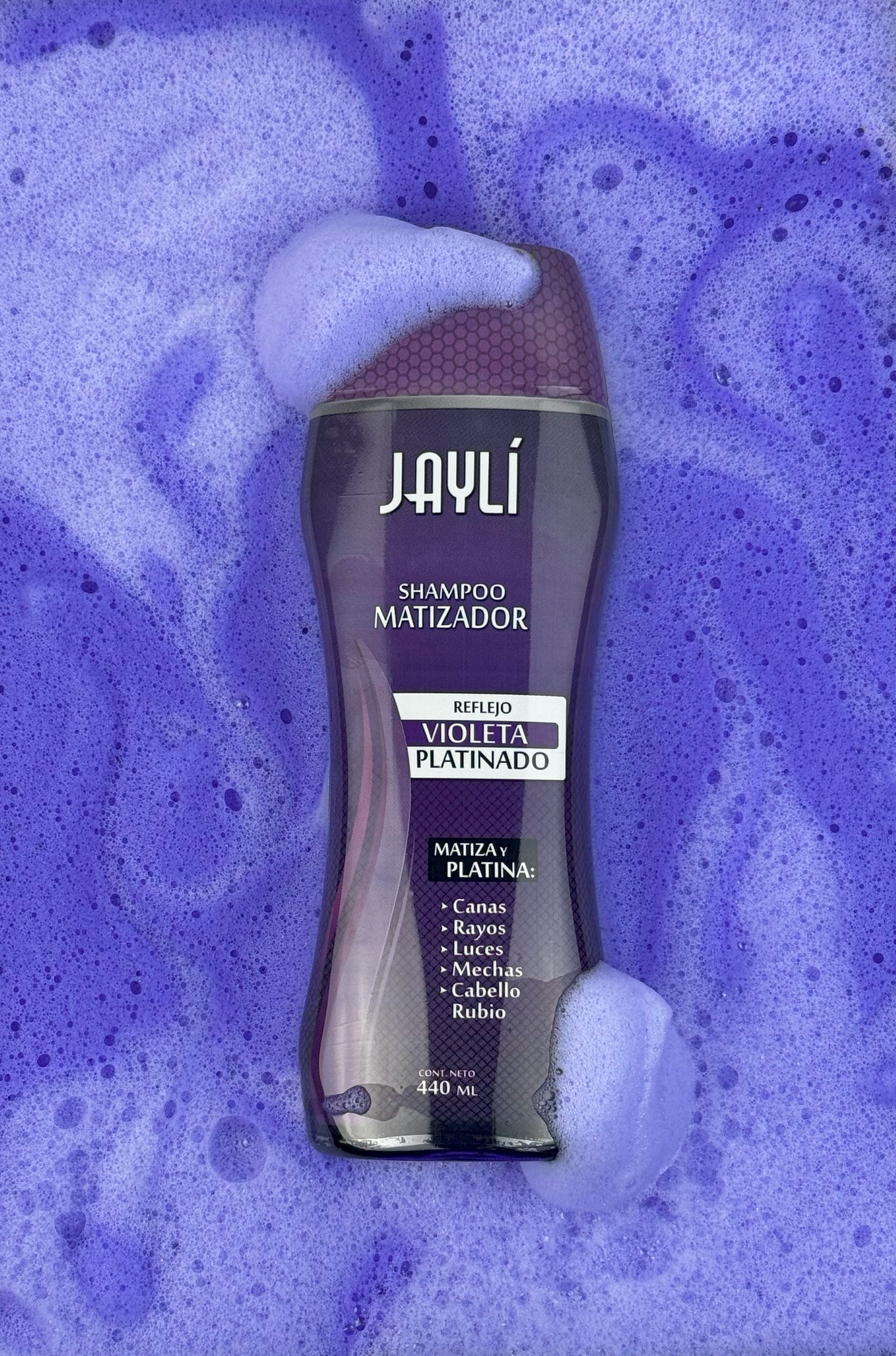 2 Pack (Shampoo Matizador + Sellador Violeta Jayli, 440 ml) - Imagen 6